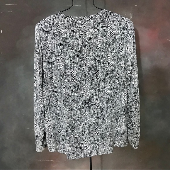 Joie Snakeskin Printed Silk Top Python Blouse - Picture 6 of 8